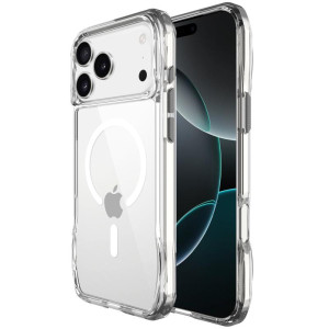 Чохол TPU Space Octagon with Magnetic Fit для Apple iPhone 17 Pro Max (6.9") – Прозорий