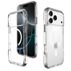 Чохол TPU Space Octagon with Magnetic Fit для Apple iPhone 17 Pro Max (6.9") – Прозорий