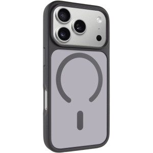 TPU+PC чехол Metal Buttons with Magnetic Fit для Apple iPhone 18 Pro Max / 17 Pro Max (6.9") – Черный