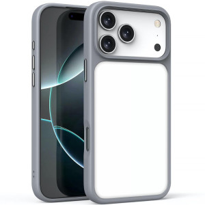 TPU+PC чехол Metal Buttons для Apple iPhone 18 Pro Max / 17 Pro Max (6.9") – Серый