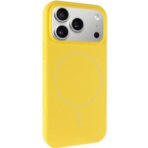 Чохол Silk Full Protective (AA) NO LOGO with Magnetic Fit для Apple iPhone 17 Pro Max / 18 Pro Max – Жовтий