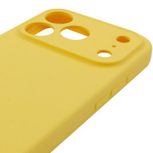 Чехол Silk Full Camera (AA) NO LOGO with Magnetic Fit для Apple iPhone 17 Pro Max / 18 Pro Max – Желтый
