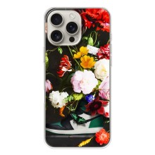 Брендновые Чехлы для iPhone 17 Pro Max - (PREMIUMPrint) (Nike цветы)