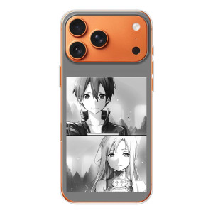 Чехол с персонажами АНИМЕ на iPhone 17 Pro Max – Кирито-Асуна