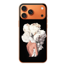 Чехлы (ART) Цветы на iPhone 17 Pro Max (VPrint) (Білі квіти)