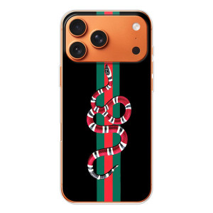 Чохли бренд ГУЧЧІ для iPhone 17 Pro Max – Змій Гуччі