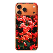 Чохли з квітами для iPhone 17 Pro Max (VPrint) (Квіти червоні)