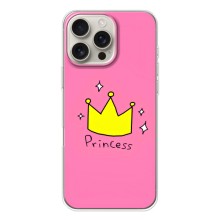 Чехол с картинкой (Стильные) для Айфон 17 Pro Max - (AlphaPrint) (Princess)