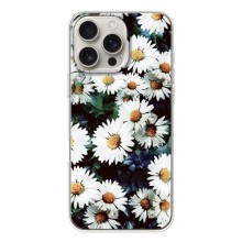 Чехол с картинкой (Стильные) для Айфон 17 Pro Max - (AlphaPrint) (Ромашки)