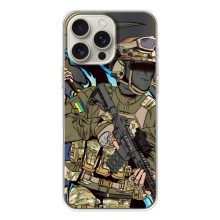 Чехлы с картинкой ЗСУ для iPhone 17 Pro Max (AlphaPrint) (Воин ВСУ)