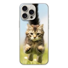 Чехлы с Котиками для iPhone 17 Pro Max (VPrint) (Прыжок кота)