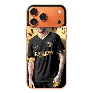 Силиконовый Чехол iPhone 17 Pro Max – Gold Neymar