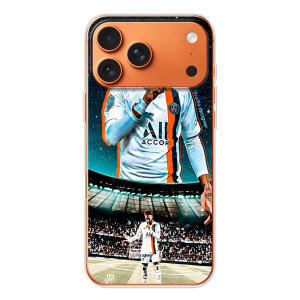 Силиконовый Чехол iPhone 17 Pro Max – Неймар ПСЖ