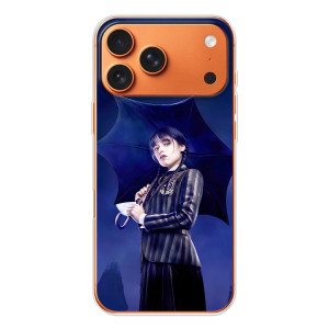 Чехлы с принтом Уэнсдей на iPhone 17 Pro Max – Уэнсдей с зонтом