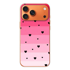 Чехлы с тематикой "Маленькие Сердечки" на iPhone 17 Pro Max – Чорные сердечки