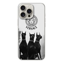 Чехлы VERSACE для Айфон 17 Pro Max (PREMIUMPrint) (Доберман Версаче)