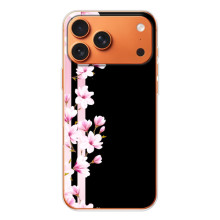 Чохол для Айфон 17 Pro Max - з принтом (Дизайнерські) (AlphaPrint) (Квіточки)