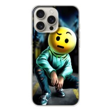 Чехол для Айфон 17 Pro Max - (AlphaPrint) с печатью (ТОП продаж) (Парень смайл)