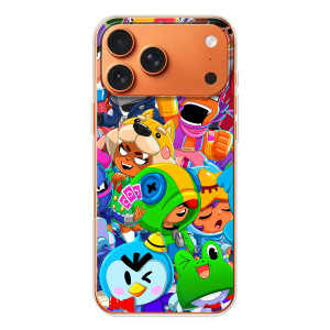 Чехол для iPhone 17 Pro Max Бравл Старс (VPrint)