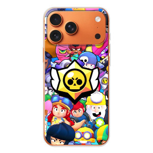 Чехол для iPhone 17 Pro Max Бравл Старс (VPrint)