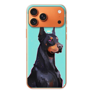 Чехол ДОБЕРМАН для iPhone 17 Pro Max (Король доберман)