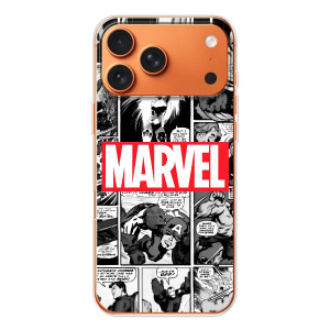 Силиконовый Чехол для iPhone 17 Pro Max – Комикс Марвел