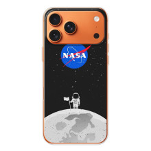 Силиконовый бампер с принтом "Наса" на iPhone 17 Pro Max – Космонавт NASA