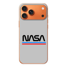 Силиконовый бампер с принтом "Наса" на iPhone 17 Pro Max