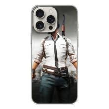 Силиконовый чехол с картинкой "Герой Pubg" на iPhone 17 Pro Max – Пабг