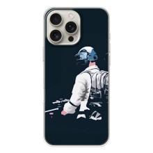 Силиконовый чехол с картинкой "Герой Pubg" на iPhone 17 Pro Max – В экиперовке