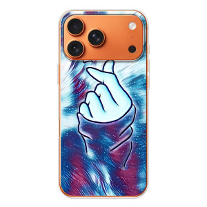 Чохол з принтом для iPhone 17 Pro Max (AlphaPrint - Знак сердечка)