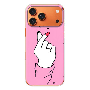 Чохол з принтом для iPhone 17 Pro Max (AlphaPrint - Знак сердечка)