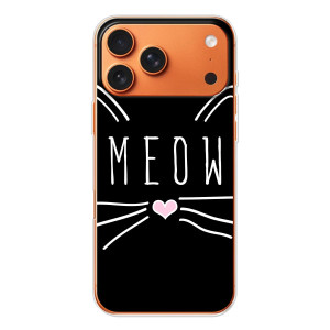Бампер с изображением Котиков для Айфон 17 Про макс – КОТИК MEOW