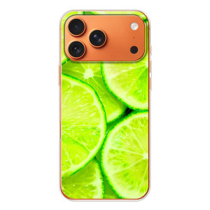 Чехол с изображением  вкусной еды для iPhone 17 Pro Max – Лайм