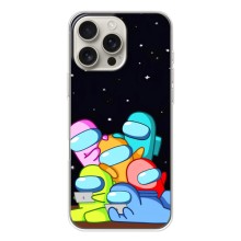 Чехол Амонг Ас для iPhone 17 Pro Max (AlphaPrint) (Скины в космосе)