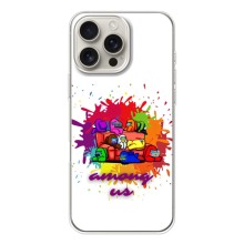 Чехол Амонг Ас для iPhone 17 Pro Max (AlphaPrint) (Яркий АмонгАс)