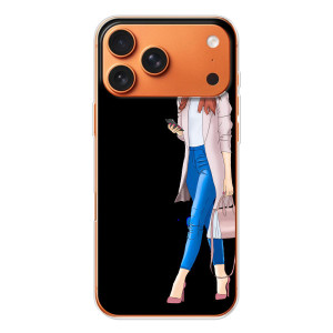 Чохол з картинкою Модні Дівчата iPhone 17 Pro Max – Дівчина з телефоном