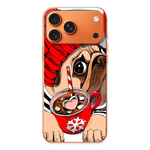 Бампер для iPhone 17 Pro Max с картинкой "Песики" – Грустная собака