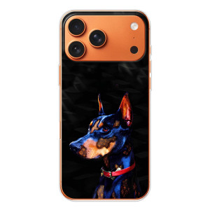 Бампер для iPhone 17 Pro Max с картинкой "Песики" – Собака Мопс