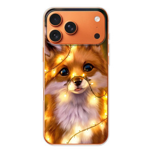 Чехол с Лисичкой для iPhone 17 Pro Max – Новогодний лисенок