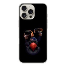 Чехол с Обезьянами iPhone 17 Pro Max - (AlphaPrint) (Три обезьяны)