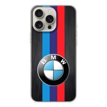 Чехол для Айфон 17 Pro Max - с принтом БМВ (AlphaPrint) (Лого BMW)