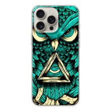 Чехол с птицами на iPhone 17 Pro Max (VPrint) (Сова с глазом)