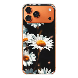 Чехол с ромашками на iPhone 17 Pro Max – Белые ромашки
