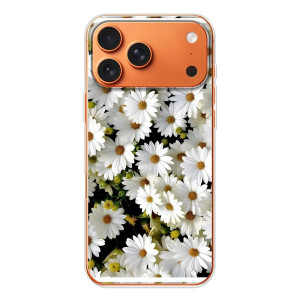 Чехол с ромашками на iPhone 17 Pro Max – Рамка в ромашках