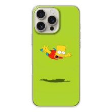 Чехол с Симпсонами для iPhone 17 Pro Max (VPrint) (Барт Симпсон)