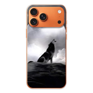 Чехол с Волком на iPhone 17 Pro Max – Волк и луна