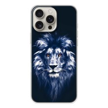 Чехол со Львом для iPhone 17 Pro Max (VPrint) (Синий Лев)