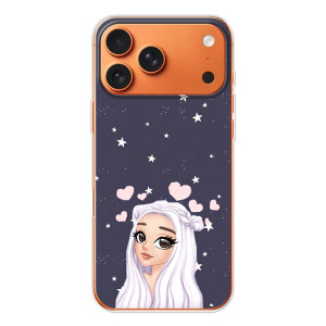 Чехол Стильные девушки на iPhone 17 Pro Max – Девушка и сердечки