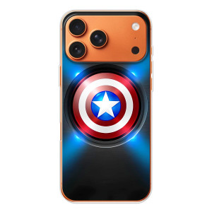 Чохол с Щітом Капітана Америки на iPhone 17 Pro Max – Яскраий Щит Капітана